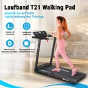 AsVIVA 2-in-1 – Walk & Run Treadmill T21 – compact design