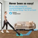 AsVIVA 2-in-1 – Walk & Run Treadmill T21 – compact design & space-saving