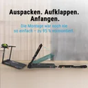 AsVIVA 2-in-1 – Walk & Run Treadmill T21 – compact design & assembly