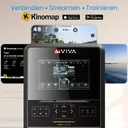 Screen of the AsVIVA ergometer H25 Studio Pro for streaming apps and workout content