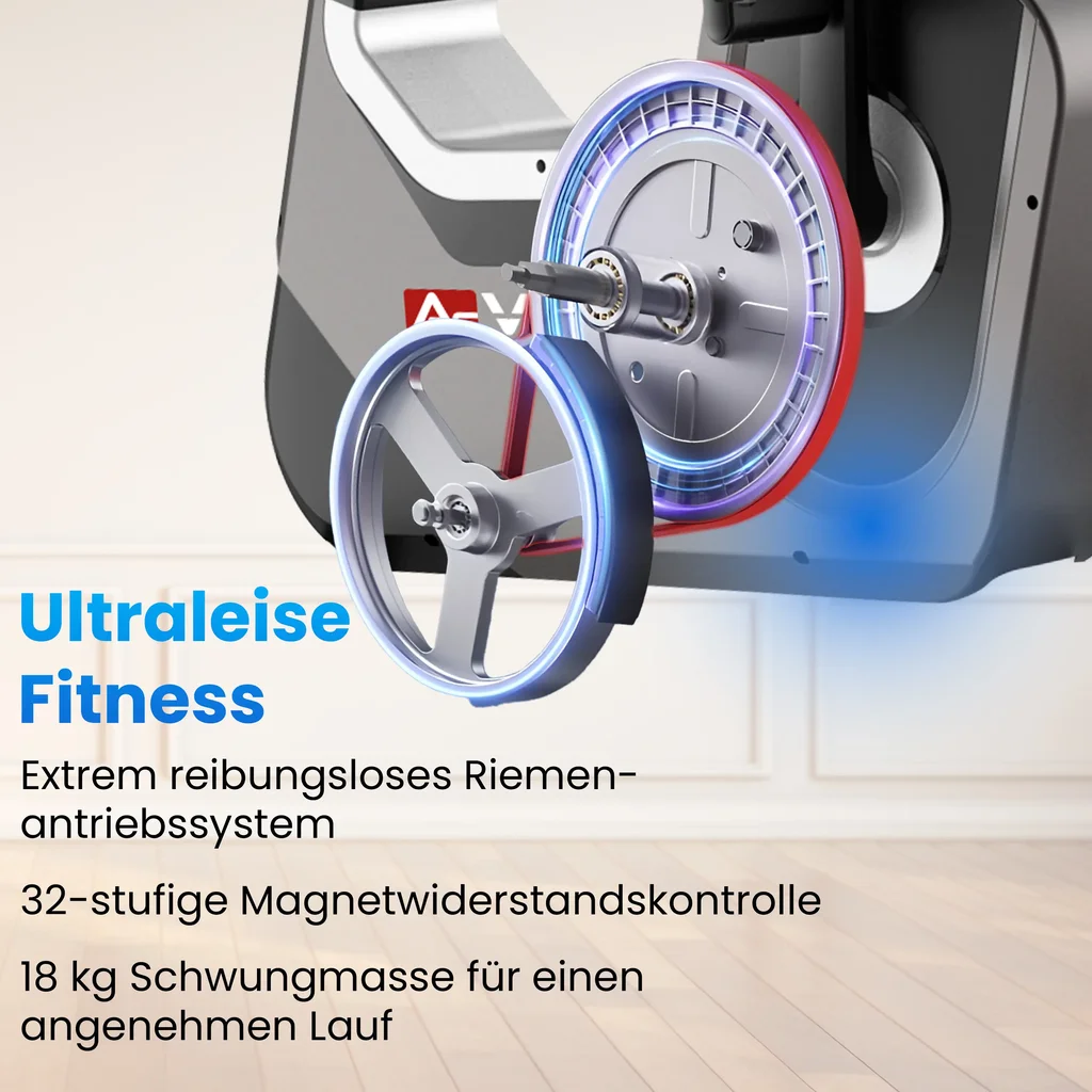 Ergometer Studio Pro H25 – Heimtrainer Riemenantrieb
