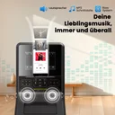 Built-in speakers of the AsVIVA ergometer H25 Studio Pro for music and sound during training