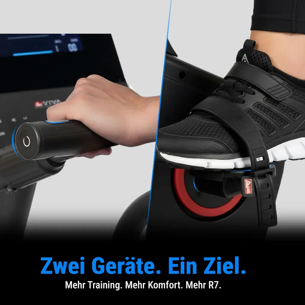 AsVIVA 2-in-1 Recumbent Ergometer with Arm Trainer R7 – View 11