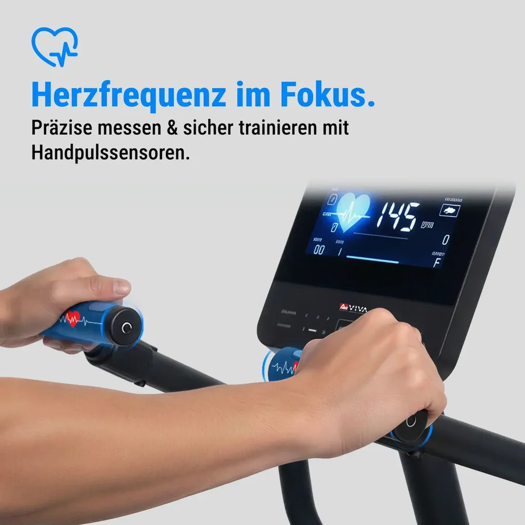 AsVIVA 2-in-1 Recumbent Ergometer with Arm Trainer R7 – View 12