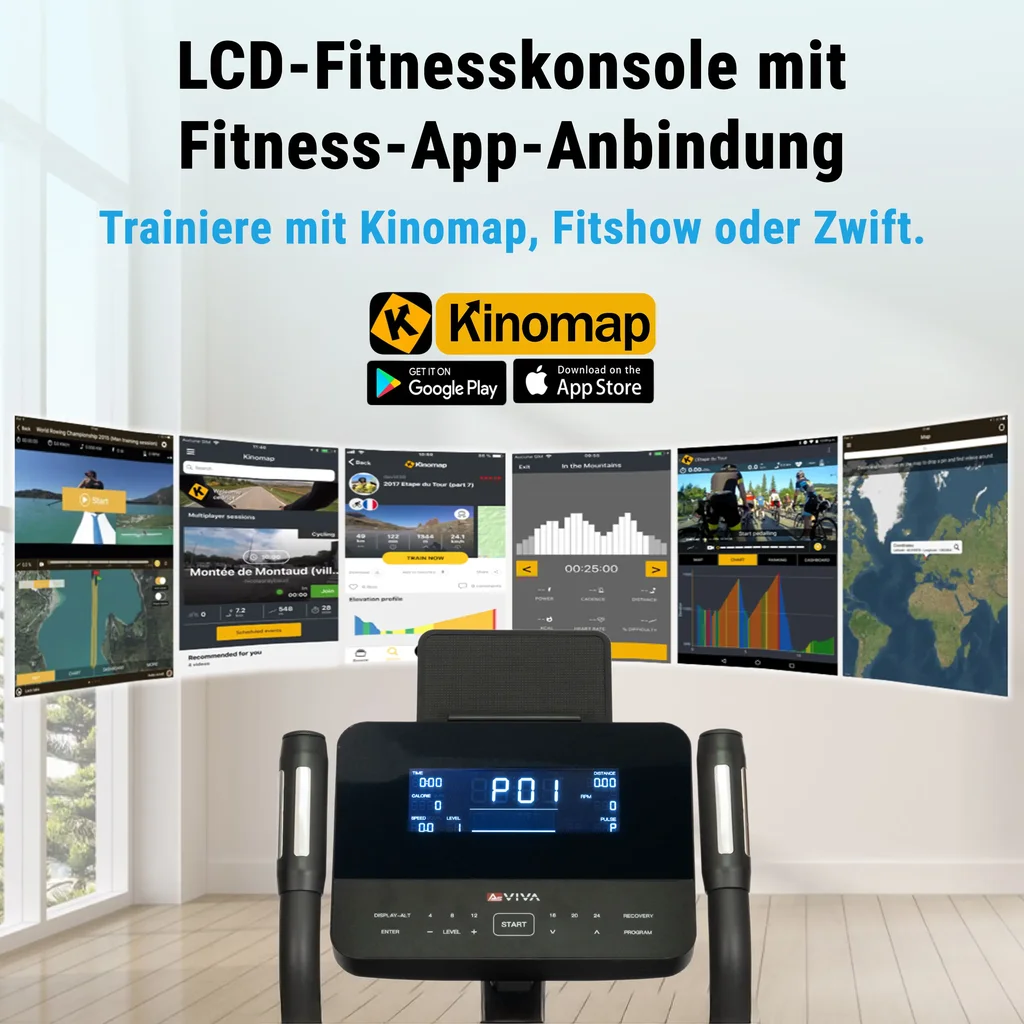 AsVIVA Cross Trainer Smart E4 Pro – View 3