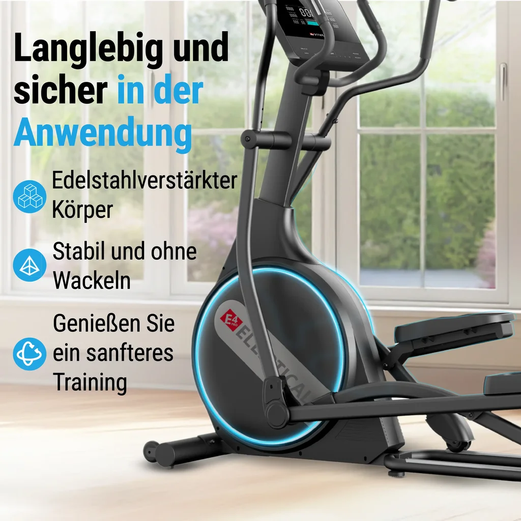 AsVIVA Cross Trainer Smart E4 Pro – View 4