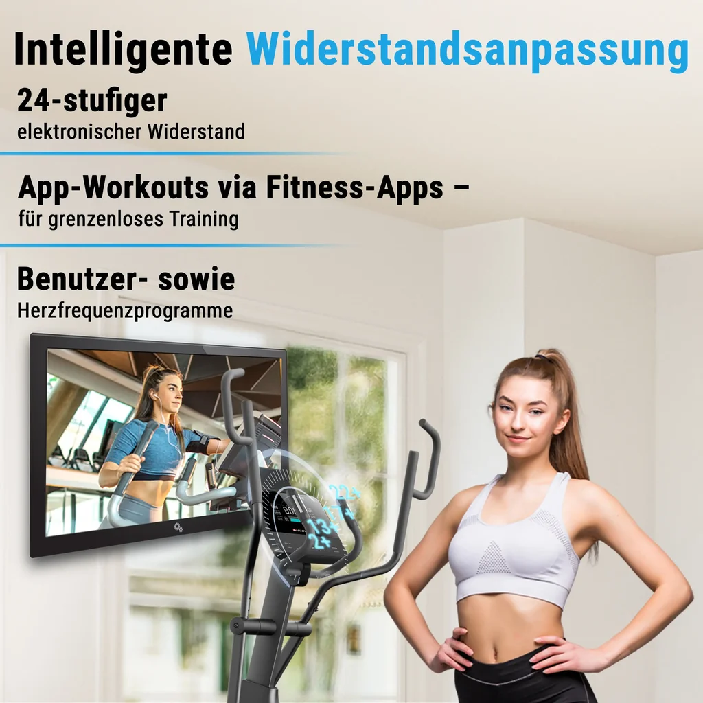 AsVIVA Cross Trainer Smart E4 Pro – View 5