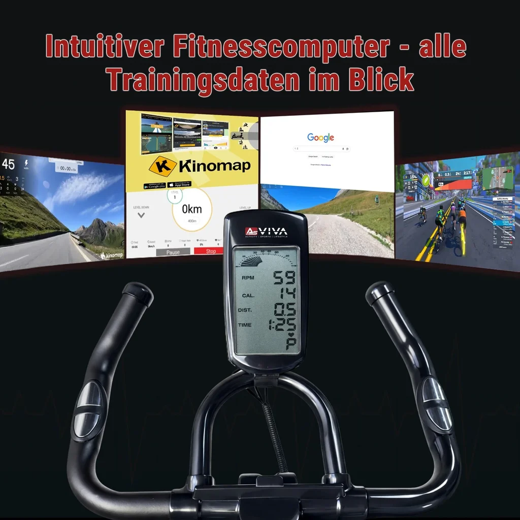 AsVIVA Speedbike Tour S11 – Fitness computer