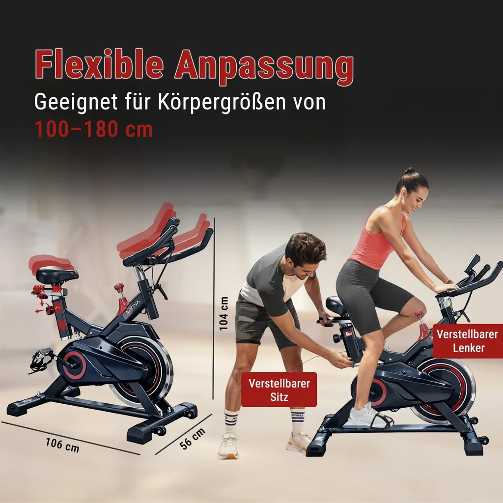 AsVIVA Speedbike Tour S11 – Adjustable & seat