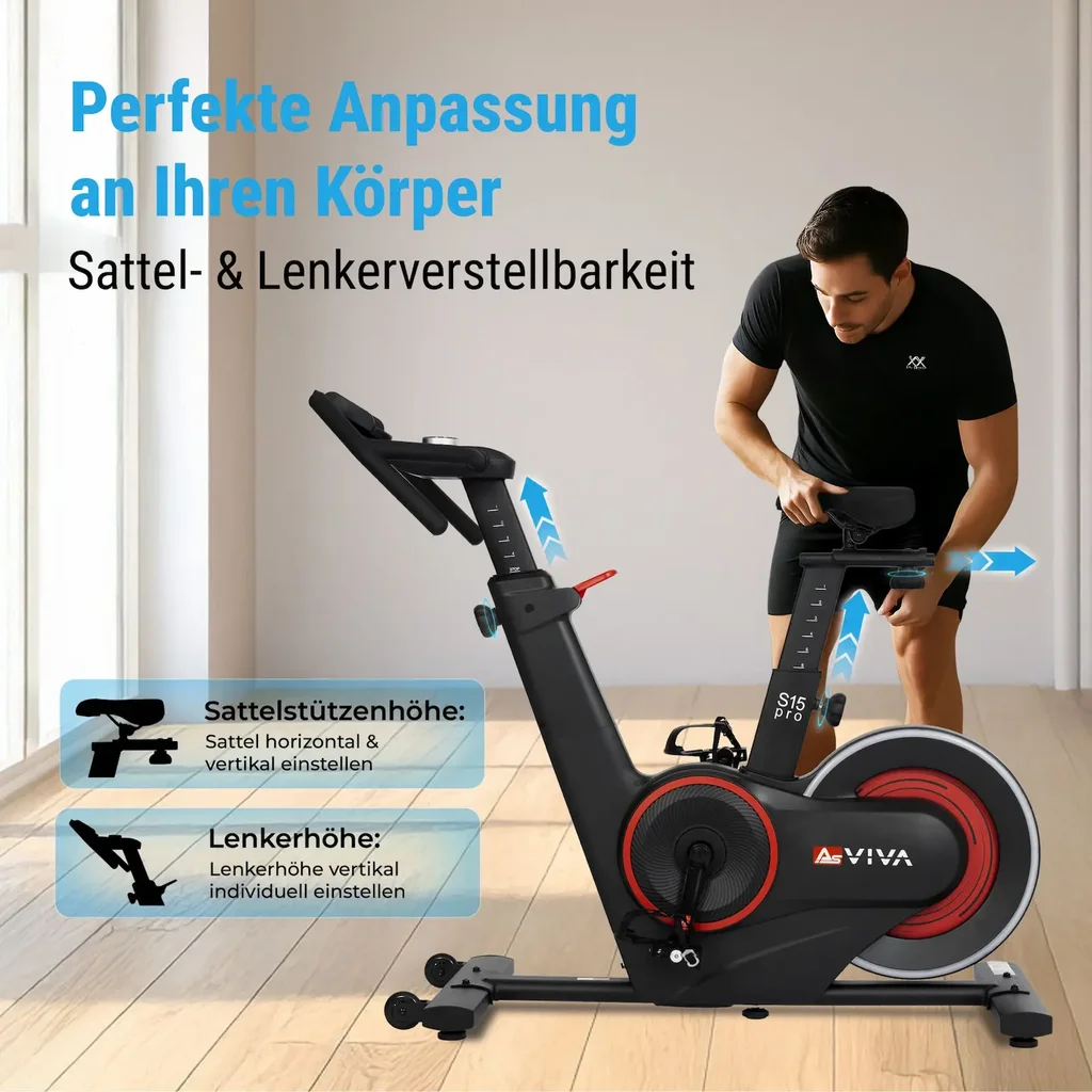 AsVIVA Speedbike Performance S15 – User Height