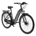AsVIVA City E-Bike Stadtfalter B14 – Gray/White – View 21
