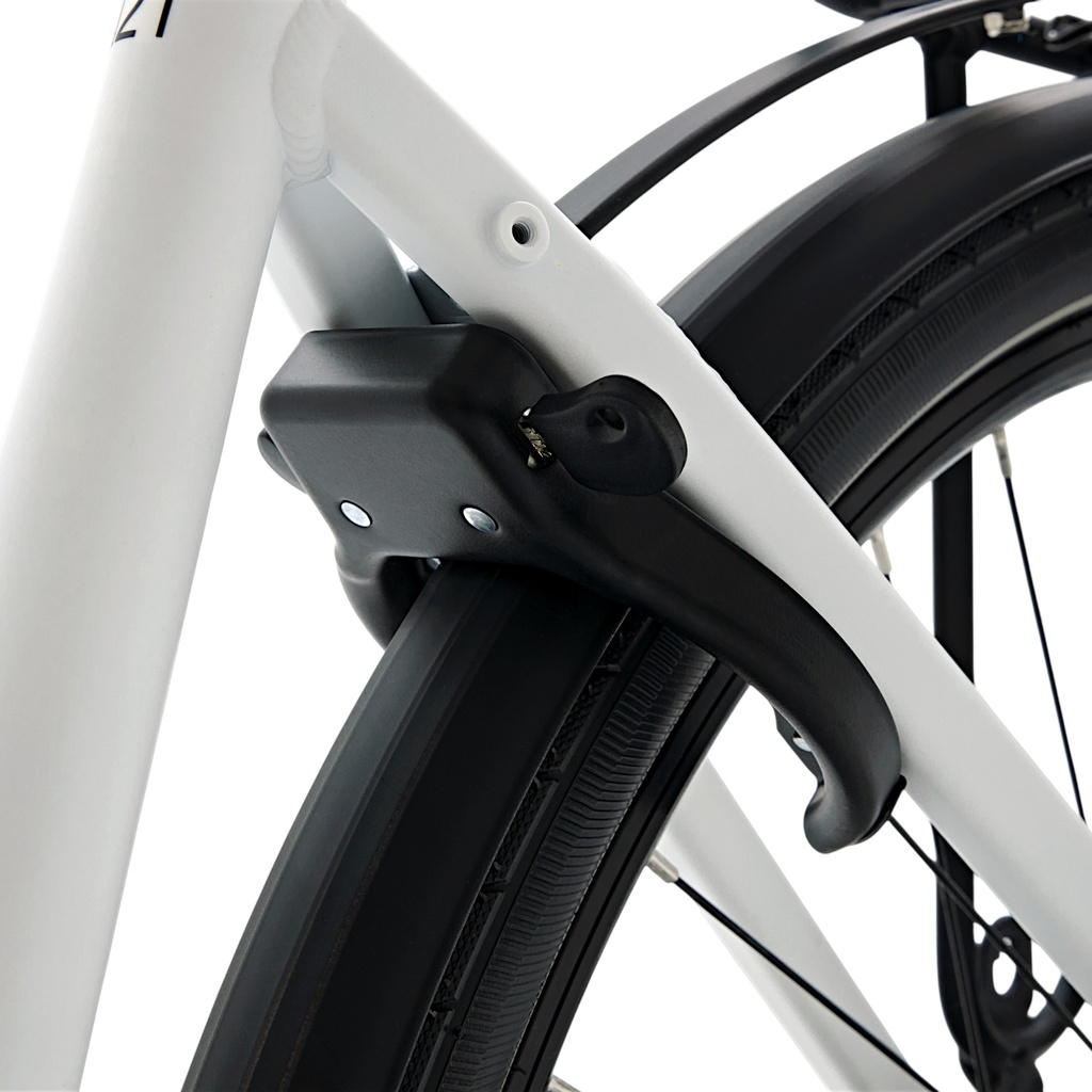 AsVIVA City E-Bike Stadtfalter B14 – Gray/White – View 12
