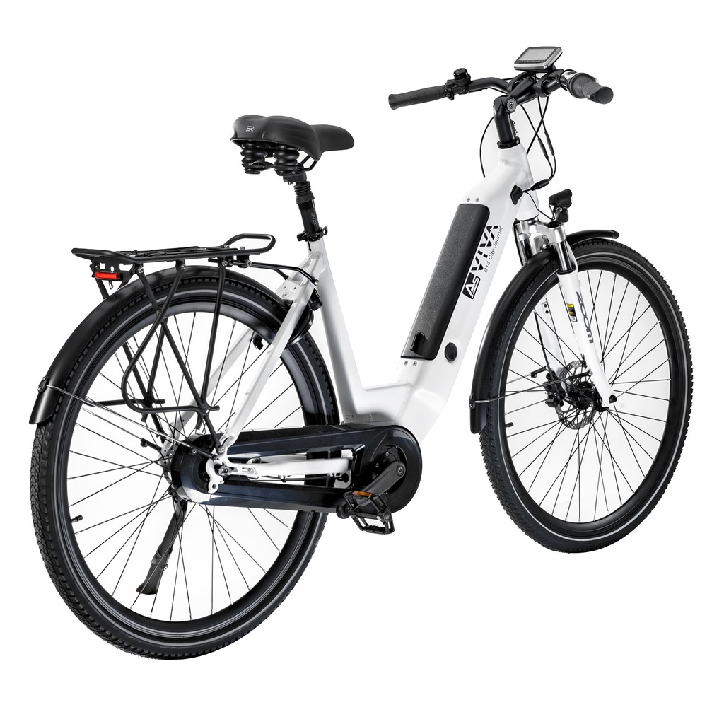AsVIVA City E-Bike Stadtfalter B14 – Gray/White – View 22