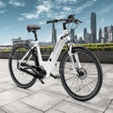 AsVIVA City E-Bike Stadtfalter B14 – Gray/White – View 26
