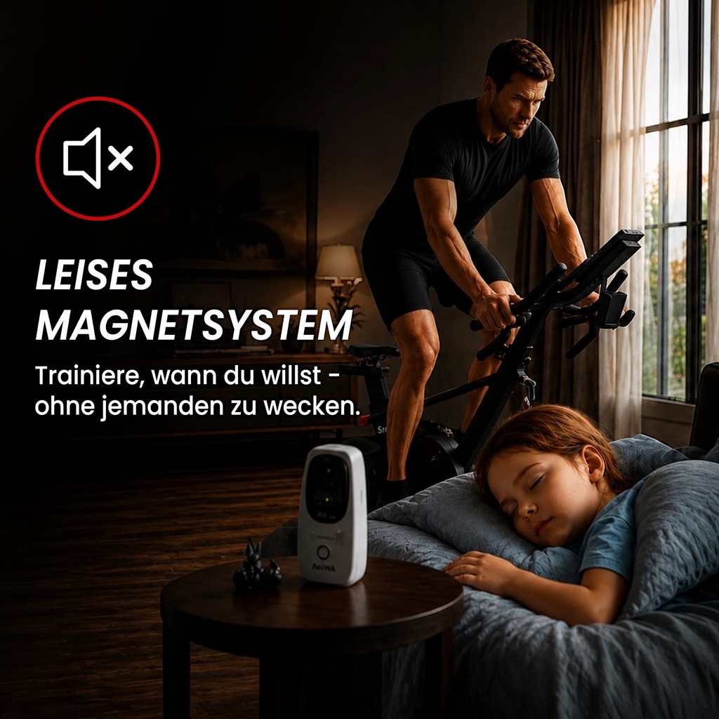 Speedbike Power S18 Pro – Ergometer Leises Magnetbremssystem