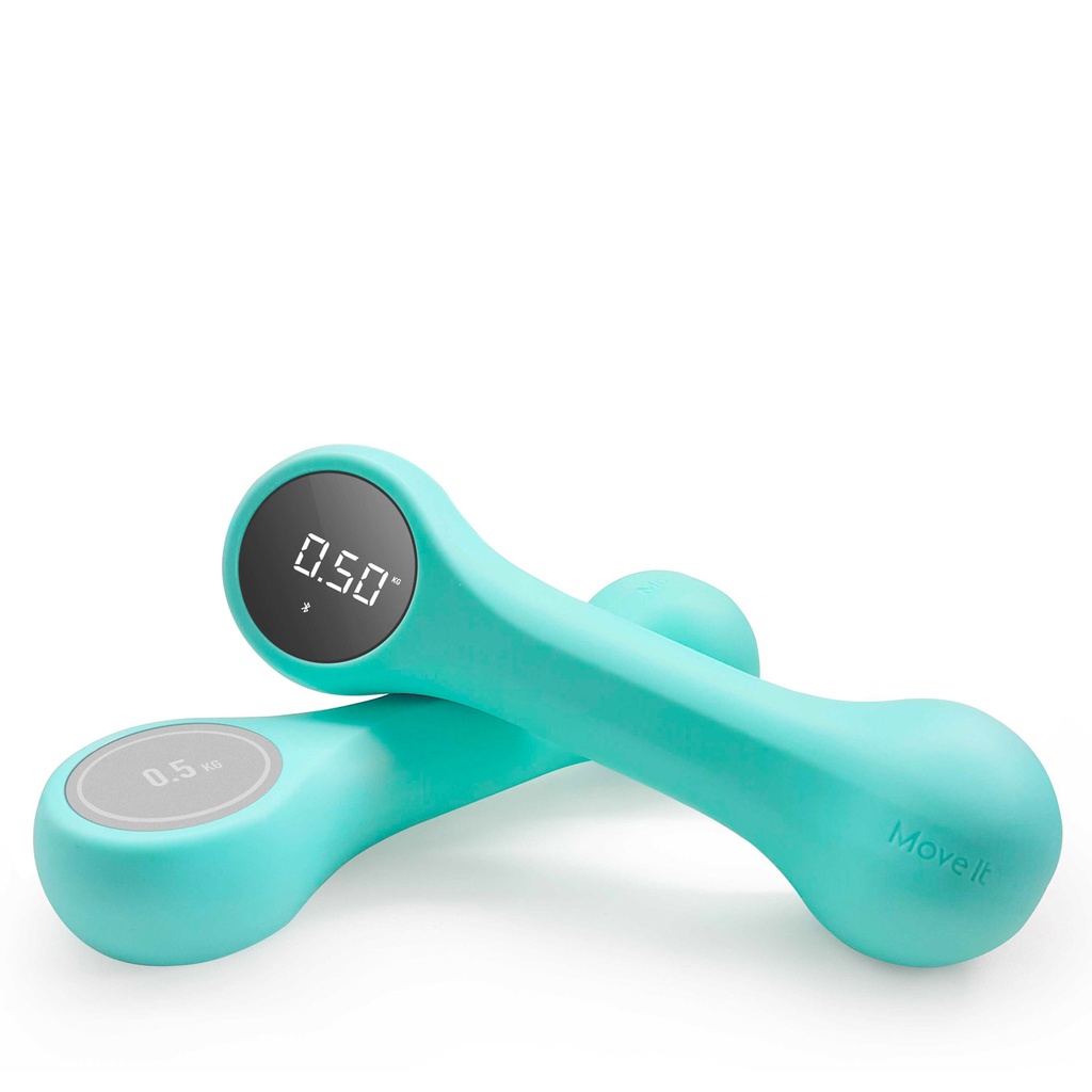 Hantel-Set Power Boost KH3 – 0,5 + 0,75 + 1 kg – türkis