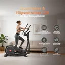 The AsVIVA Cross Trainer C28 Runner full view as an elliptical ergometer for home training