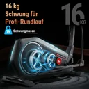Flywheel of the AsVIVA Cross Trainer C28 Runner for a smooth and even movement