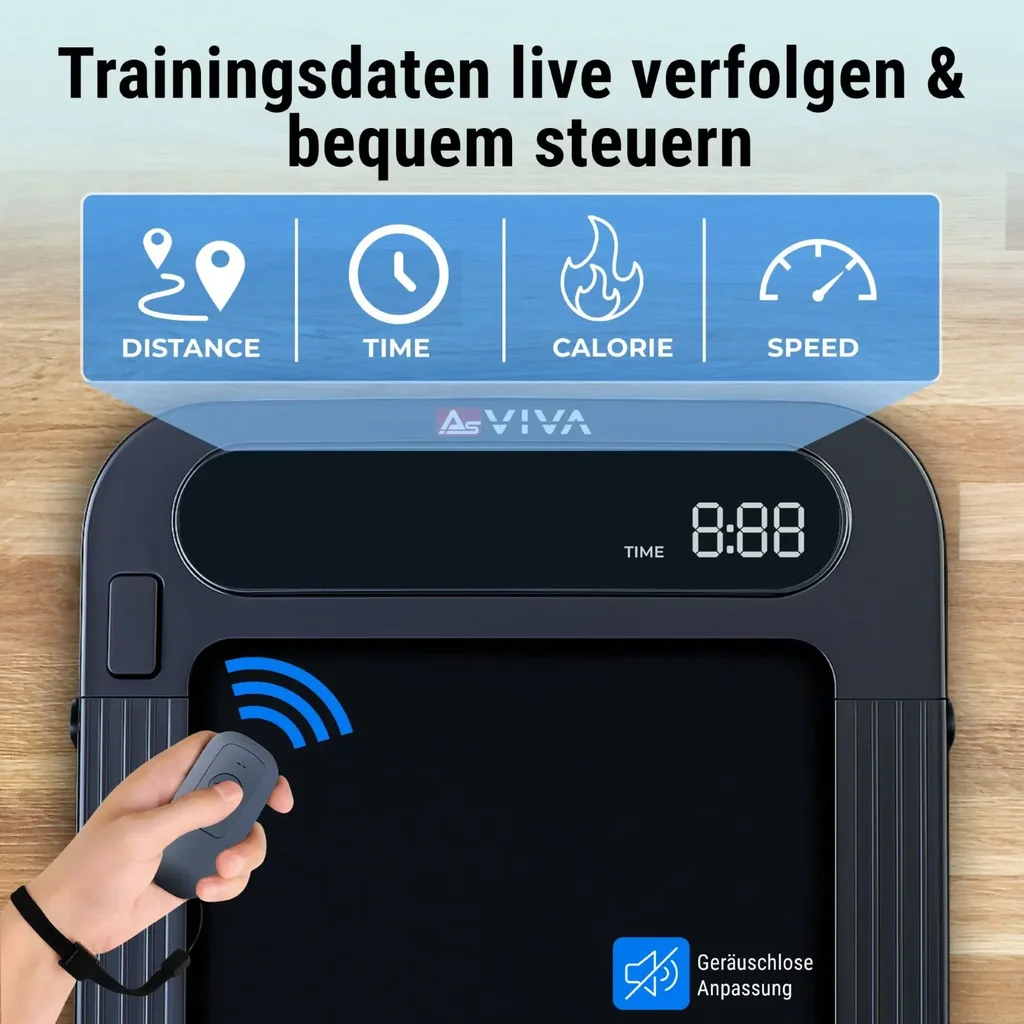 Walking Pad & Laufband Smart T25 – Trainingsdaten