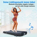 Integrated Bluetooth speakers of the AsVIVA Walking Pad Treadmill T25 for music during your workout