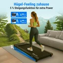 Height adjustment of the AsVIVA Walking Pad Treadmill T25 for effective hill and incline training