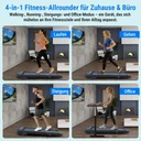 The AsVIVA T25 as a 4-in-1 device combines walking pad, treadmill, incline training, and fitness tracking all in one