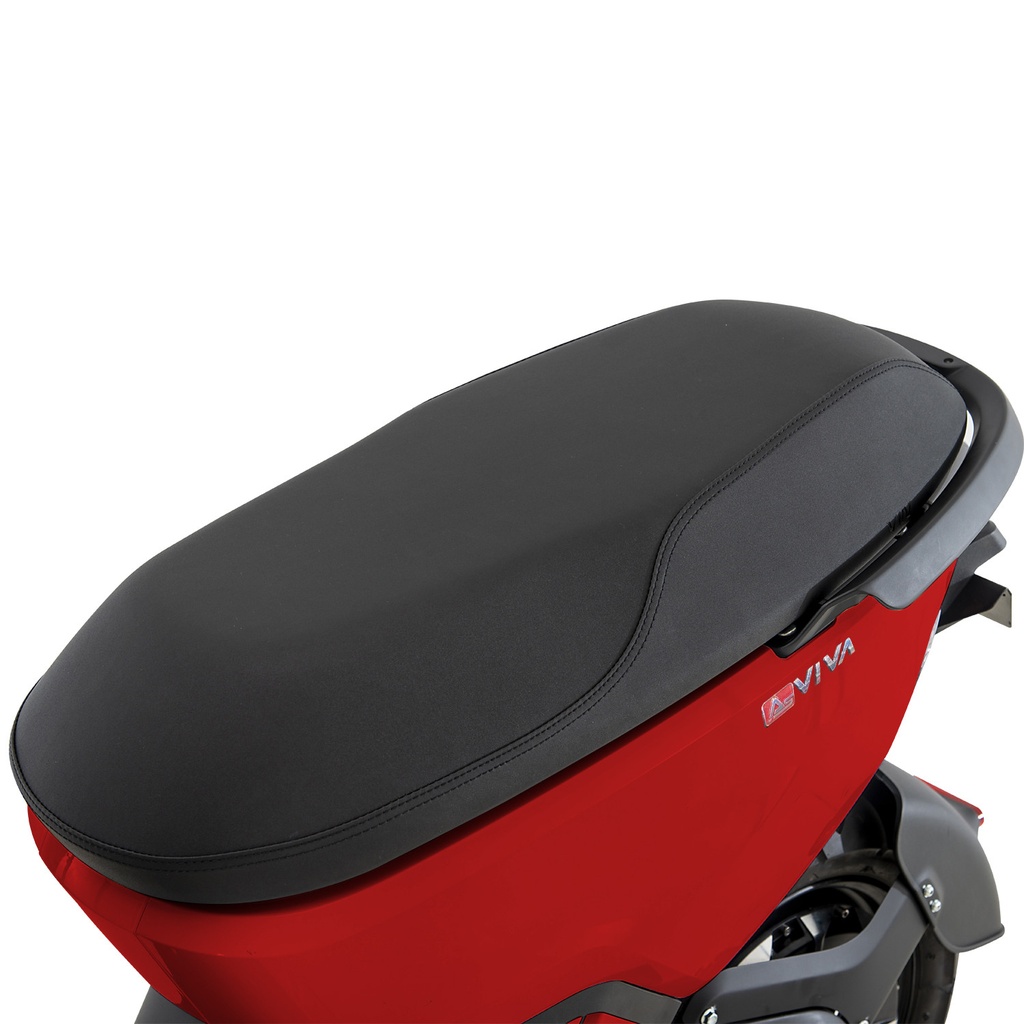 [EM1_RED] electric motor scooter AsVIVA EM1 red - product view