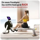 AsVIVA Rowing Machine PowerGen RA20 in Black - Design and Features