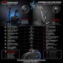 AsVIVA Ergometer Exercise Bike LED H12 Low Step-Through – View 10