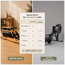 AsVIVA Water Rowing Machine RA18 Lightning – View 11