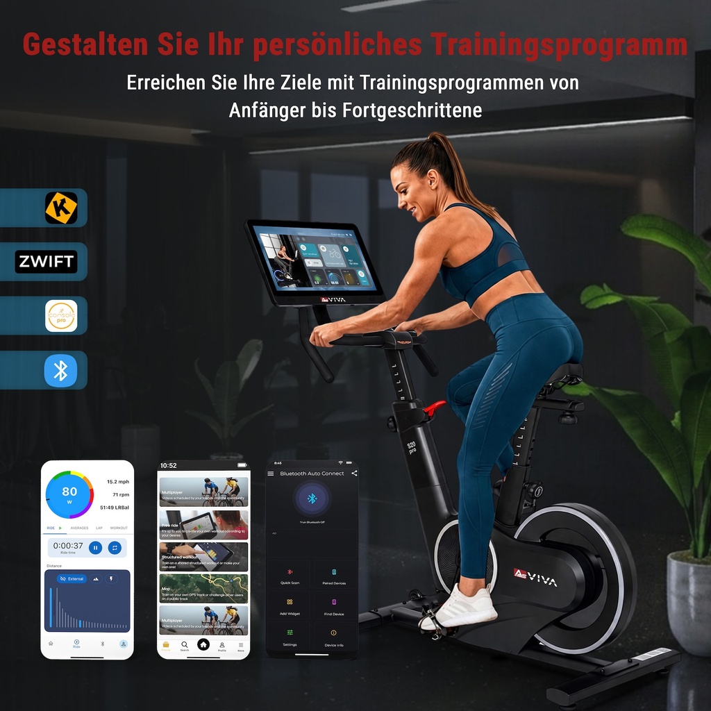 Speedbike Multimedia Studio Pro S20 – Indoor Cycle Widerstandsstufen