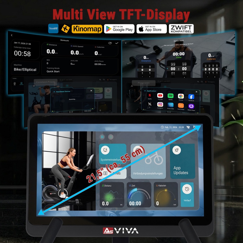 Speedbike Multimedia Studio Pro S20 – Indoor Cycle Multi