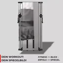AsVIVA cable station MG9 Dual with integrated mirror to monitor exercise execution