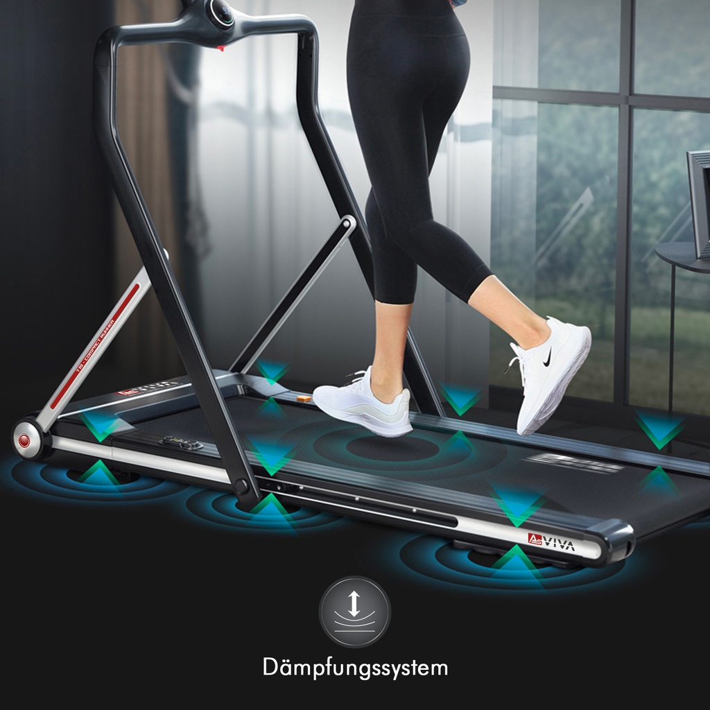 Laufband T19 – Dämpfungssystem der Lauffläche