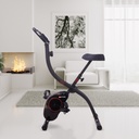 AsVIVA Ergometer Exercise Bike X-Bike H14 in Black in Living Room