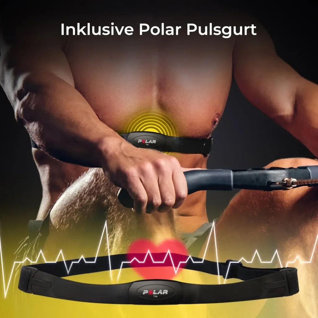 Rudergerät & Ergometer RA10 Pro – Polar Pulsgurt