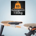 AsVIVA RA10 Pro rowing machine with a maximum user weight of 150 kg for stable workouts