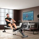 AsVIVA RA10 Pro rowing machine in use for home workouts in your own four walls
