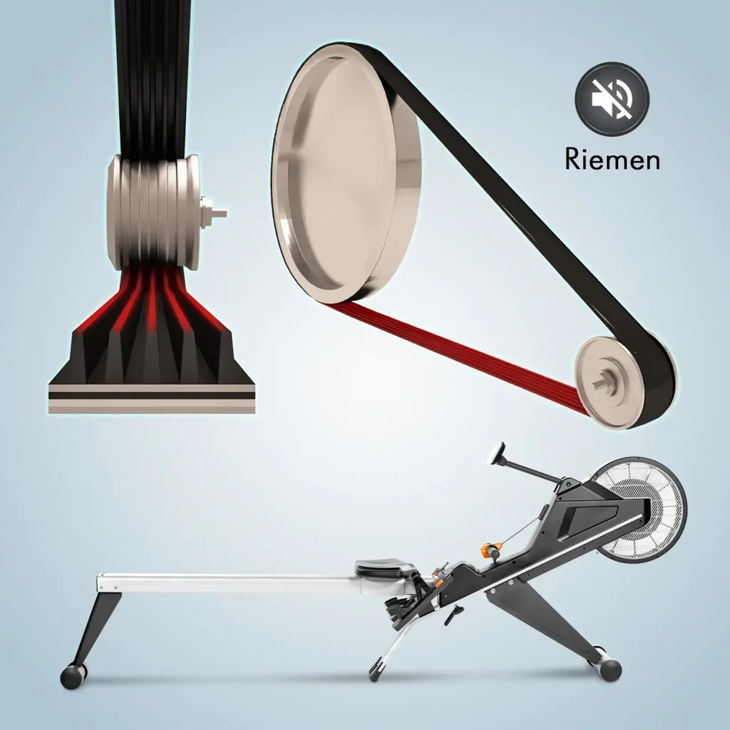 Rudergerät & Ergometer RA10 Pro – Riemenantrieb