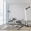 Space-saving design of the AsVIVA RA10 Pro rowing machine for small home workout spaces