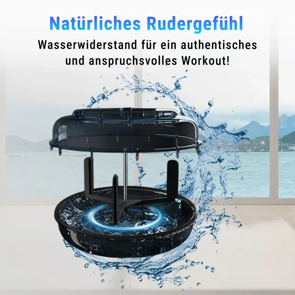 Water resistance of the AsVIVA RA18 Pro provides a realistic rowing feel just like on the water