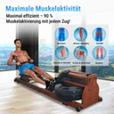 AsVIVA Water Rowing Machine RA18 Pro - Workout view