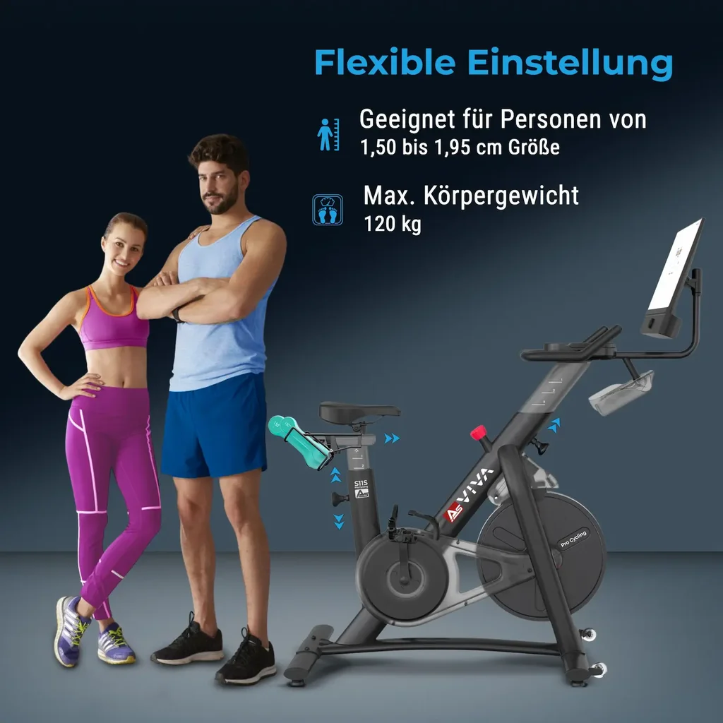 AsVIVA | INDOOR CYCLE Cardio XI Sport bicycle S11 - Product View