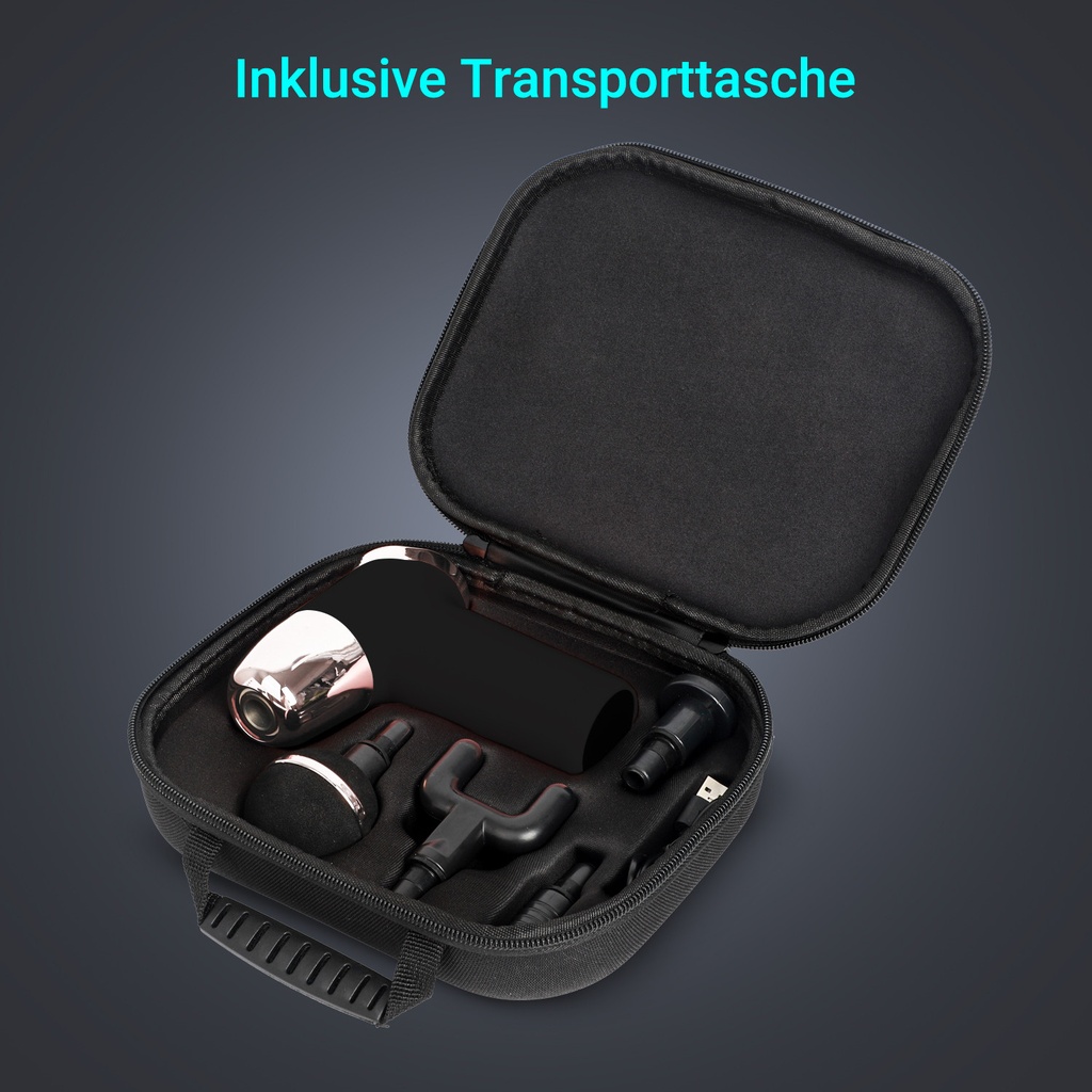 AsVIVA MGN2 massage gun, black – carrying case