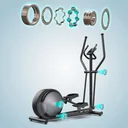 High-quality ball bearings in the AsVIVA Cross Trainer C29 Step for a quiet and smooth pedaling motion