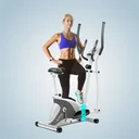 Low step-through of the AsVIVA C16 cross trainer for comfortable and safe mounting