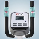 Fitness computer of the AsVIVA C16 cross trainer displaying the most important workout metrics