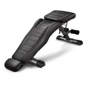 AsVIVA weight bench WB2 in the decline position as a decline bench for intense strength training