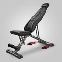 Sturdy steel frame construction of the AsVIVA weight bench WB2 for secure support during your workout