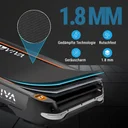 Detailed view of the dense running surface of the AsVIVA Smart T18 Pro treadmill for a secure grip